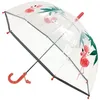 Image de Parapluie Enfant - SMATI - BUL8110 - Transparent Cloche - Bordure Fluorescente - Résistant au Vent
