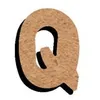 Image de Lettre en bois - Legeantdelafete - 15 cm - Beige - Mixte - Adulte/Enfant