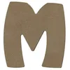 Image de Lettre majuscule M en bois MDF à décorer - 8 cm