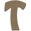 Image de Lettre majuscule T en bois MDF à décorer - 8 cm