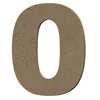 Image de Chiffre 0 En Bois Mdf À Décorer - 8 Cm