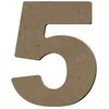 Image de Chiffre 5 En Bois Mdf À Décorer - 8 Cm