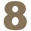 Image de Chiffre 8 en bois MDF à décorer - 8 cm
