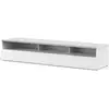 Image de Meuble Tv 3 Niches Mélaminé Blanc Las Vegas 160cm