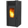 Image de Supra Poêle à granulés de bois 11.9kw noir - orphee 12 noir