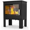 Image de Supra - poêle à bois étanche 7.3kw noir fr9016110b - gaby FR9016110B