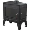 Image de Poêle à bois SUPRA VERCORSE - SUPRA - Noir - 9 kW - Acier - 70 m2 - 55 cm - Dessus - 150 mm
