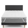 Image de Surmatelas moelleux 140x190 cm - confort souple et enveloppant - qualité hôtellerie - fabriqué en france