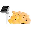 Image de Guirlande Lumineuse Solaire Billy - 60 Led - 6,9 Cm - Blanc Chaud