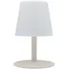 Image de Lampe De Table Sans Fil Led Standy Mini Cream - Acier Creme - Blanc Chaud/blanc Froid - Autonome 8h