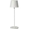 Image de Lampe de table sans fil - LUMISKY - KELLY WHITE - Aluminium blanc - LED blanc dimmable - Rechargeable - H38 cm