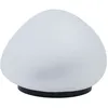 Image de Lampe Solaire Décorative Galet - Solenzara - Ø16 Cm - Led Blanc