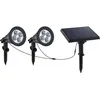 Image de Spot solaire LED - LUMI JARDIN - Family Spiky - 3 W - Blanc froid - PVC - Noir