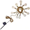 Image de Guirlande Lumineuse Solaire - Fantasy Cord Solar - 7.50 M - Corde 10 Ampoules Transparentes - Led Blanc Chaud