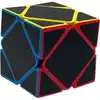 Image de Casse-tête Skewb Carbon-x Plastique Noir Bordures Rouges/bleu/jaune/vert L8 H6 P12 Riviera Games