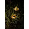 Image de Decoration lumineuse solaire GALIX G4460 - Forme Tournesol - H44cm