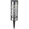 Image de Borne Solaire Inox G4445 - A Poser Ou A Planter - H28cm - Blanc Chaud