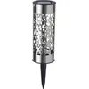 Image de Borne solaire inox GALIX G4445 - A poser ou a planter - H28cm - Blanc chaud