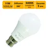 Image de Ampoule LED B22 11W 1055Lm 6400K - garantie 5 ans