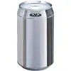 Image de Poubelle De Cuisine Automatique Canette Argent Acier Inoxydable 30l