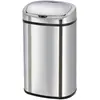 Image de Poubelle De Cuisine Automatique Majestic Argent Acier Inoxydable 58l