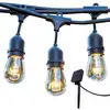 Image de Guirlande Lumineuse Solaire - Mafy Solar - 6.50 M - 10 Ampoules A Filament Vintage - Led Blanc Chaud