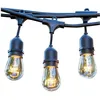 Image de Guirlande lumineuse à ampoules MAFY LIGHT - douille E27 - style vintage - 6m - 10 ampoules - noir