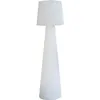 Image de Lampadaire extérieur sans fil - LUMISKY - LADY C110 - LED multicolore dimmable - Abat-jour ondulé - Télécommande - H110 cm