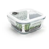 Image de Boîte carrée en verre 800 ml, Pebbly - PEBBLY