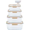 Image de Pebbly 4 boîtes de conservation sous vide + pompe - PKV-056