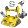 Image de Robot Electrique De Piscine Fond, Parois Et Ligne D'eau Avec Télécommande Et Chariot Dolphin Swash Tc