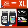 Image de Pack Compatible Canon Pg-575xl/cl-576xl, 2 Cartouches