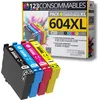 Image de 123consommables - 604xl - Cartouches Encre Compatible Avec Epson 604 Xl Pour Expression Home Xp-2200