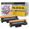 Image de 123consommables - Tn2510 Xl - Pack 2 Toners Compatible Avec Brother Tn-2510 Xl Pour Brother Mfc-l280