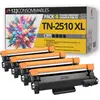 Image de 123consommables - Tn2510 Xl - Pack 4 Toners Compatible Avec Brother Tn-2510 Xl Pour Brother Mfc-l280