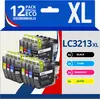 Image de 123consommables - Lc3213 Lc3211 - Cartouches D'encre Compatible Pour Brother Lc3213 Dcp-j572dw Mfc-j