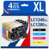 Image de 123consommables - Lc1220/lc1240/lc1280 - Cartouches Encre Compatible Avec Brother Dcp-j725dw Dcp-j92
