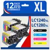 Image de 123consommables - Lc1220/lc1240/lc1280 - Cartouches Encre Compatible Avec Brother Dcp-j725dw Dcp-j92