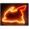 Image de Lampe murale - TEKNOFUN - Pokemon Pikachu Néon - Fresque néon - LED intégrée - 30 cm - Piles