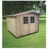 Image de Abri de jardin bois 3x3m épaisseur 28mm