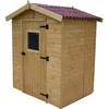 Image de Abri en bois avec plancher 16 mm - Surface extérieure : 261 m²