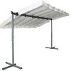 Image de Habrita - pergola marquise 3.60x2.50m gris anthracite per2535m - PER2535M