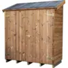 Image de Abri Mural Multiusages En Bois Massif Traité - S.u. 1,05 M² - Panneaux 19 Mm