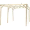 Image de Carport autoclavé 1500m² toit plat sans couverture