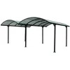 Image de Double carport aluminium 28,62 m² anthracite FORESTA