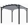 Image de Pergola Structure Mixte 11,22 M2 - Toile Couleur Grise