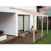 Image de Habrita - Carport mural pergola adossable autoclavé sans couverture surface 15 m2 - CAR3050AM Habrita Foresta