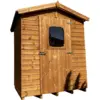 Image de Abri En Panneaux De Bois Massif Traité 19 Mm - S.u. 2,25 M² - Toit Double Pente