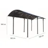 Image de Carport en aluminium 2751m² pour camionnette et bâteau