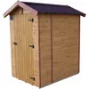 Image de Abri Wc En Panneaux De Bois Avec Lave-mains - 1,81 M²